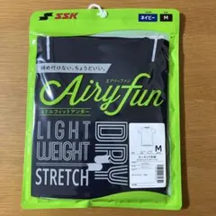 【新品未使用】SSK Airyfun ミドルフィットアンダーシャツ ネイビー Mのサムネイル