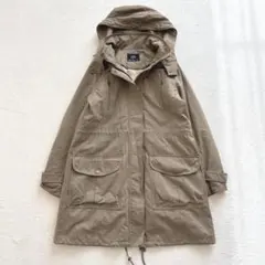 クリアインプレッション　ライナー付モッズコート　ミリタリーコート　M フード付
