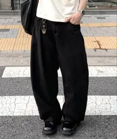 musinsa エブリデイカーブドデニムパンツ[ブラック]