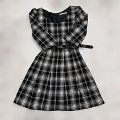 dazzlin チェックワンピース