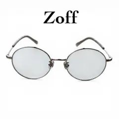 Zoff メガネ ラウンド ボストン メタルフレーム ゴールド 丸眼鏡 度入り