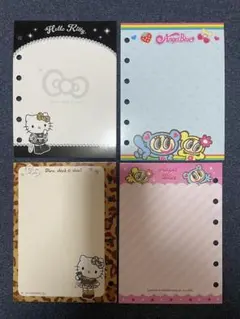 ハローキティ エンジェルブルー シール帳リフィル　20枚セット