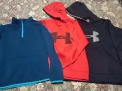 USED アンダーアーマー ３枚セット 130cm 140cm