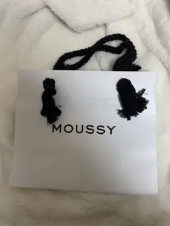 MOUSSY ショップ袋 ホワイト