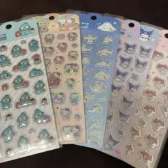 ぷくっとシール　サンリオ　5点セット