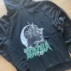 新品　ゴジラ メンズグラフィックパーカー ブラック　XXL