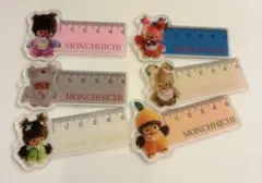 モンチッチ 定規デザイン　アクリルキーホルダー6個セット