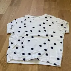 apres les cours ドット柄Tシャツ 110cm