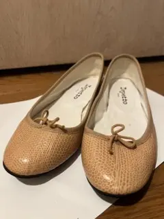 【レペット】バレーシューズ　37 1/2 ベージュ repetto 23cm