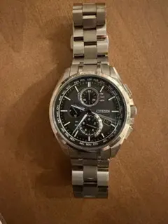 CITIZENエコ・ドライブ電波時計 クロノグラフ（E610-S104840 ) - メルカリ