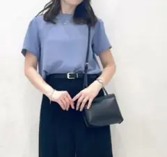 バックジップTブラウス(半袖)