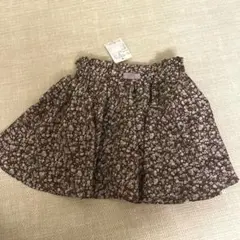 【タグ付き新品】パンツ付き花柄フレアスカート