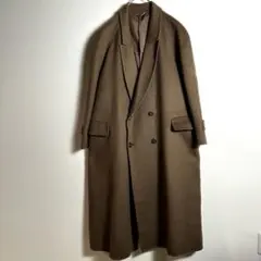 ダブルチェスターコート カシミヤ