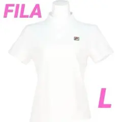 【新品】FILA　テニス　ゲームシャツ　レディース　L　ホワイト　ウェア