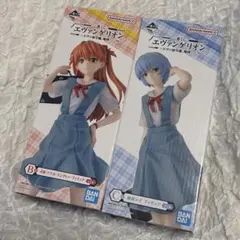 【未開封】一番くじ エヴァンゲリオン アスカ レイ フィギュア 2体セット