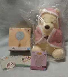 くまのプーさん　くじ　A賞　G賞　J賞　ラストワン賞　5点セット