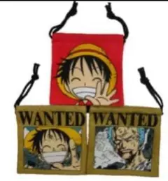 ⭐︎ ONE PIECE★巾着　ルフィー：ゾロ　3枚セット