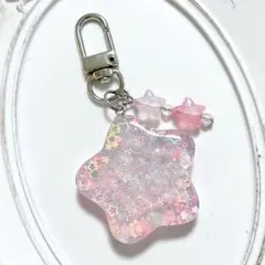 星 シェイカーキーホルダー シャカシャカキーホルダー オイル入り