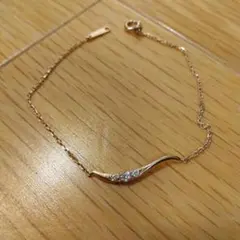 b*e様 ストーン付き４℃シルバーブレスレット