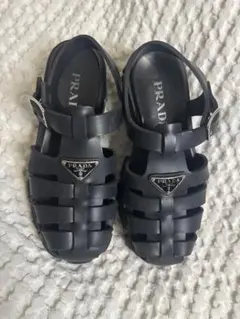 PRADA モノリスラバーサンダル 訳あり　39