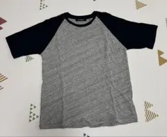 NANO UNIVERSE ラグランTシャツ グレー×ネイビー Mのサムネイル