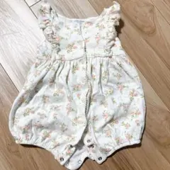 Ralph Lauren フラワープリントロンパース 9M