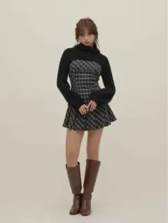 ANDMARY Lulu check set mini dress - メルカリ