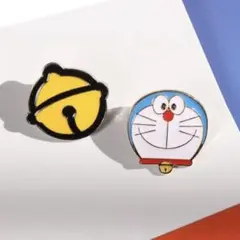 ドラえもん ピンバッジ 2個セット