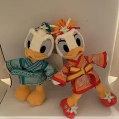 2012七夕ドナルド＆デイジーぬいぐるみバッチセット