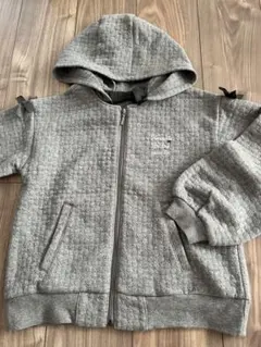 Bebe グレー フード付き キルティングパーカー　140