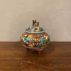 九谷焼き 九谷木米 香炉 狛犬 コレクション 骨董品 赤絵 呉須 2025年最新】九谷焼 狛犬の人気アイテム - メルカリ