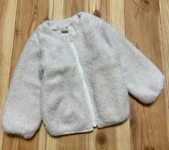 美品★プティマイン★ボアジャケット 100