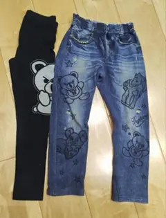 ジョーイヒステリック　レギンス　転写リバーシブルパンツ　M
