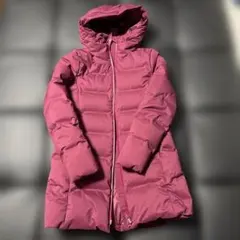 ユニクロ　シームレスダウンジャケット　ショートコート　ボルドー　ワイン