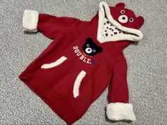 ダブルビー　フードパーカー　90
