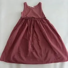 【2歳】BABE & TESS ノースリーブ ワンピース ダスティピンクのサムネイル