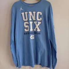 ジョーダン×ナイキ XXL UNC ノースカロライナ大学 ロンT 水色 カレッジのサムネイル