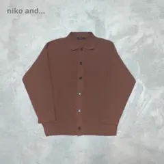 niko and..ニコアンド ニットポロカーディガン M 男女問わずおすすめ