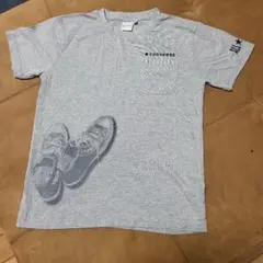 CONVERSE スニーカーTシャツ グレー