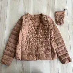 美品 ユニクロ ULTRA LIGHT DOWN ピンク ジャケット 2way