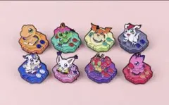 【新品】デジモンアドベンチャー　ピンズ　８点セットのサムネイル
