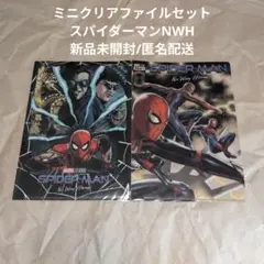 スパイダーマンノーウェイホーム　ミニクリアファイルセットのサムネイル