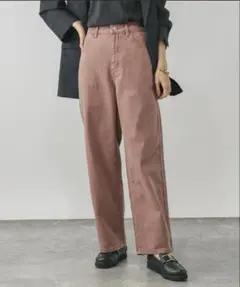 12月末迄【新品タグ付】GLOBAL WORK GOODデニムカラーバギーパンツ