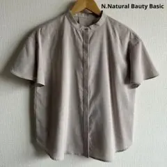 N.Natural Beauty Basic ブラウス トップス ノーカラー