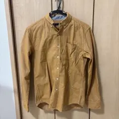 RAGEBLUE マスタード ボタンダウン長袖シャツ