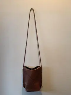 しまむら　ショルダーバッグ　ブラウン