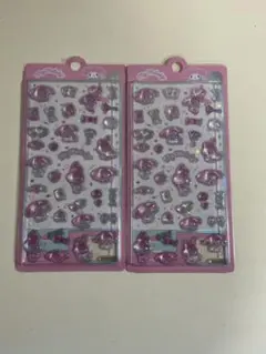 中国製　Sanrio マイメロディ ボンボンドロップシール 2枚セット