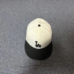 New Era LA Dodgers Cap Off-White Black