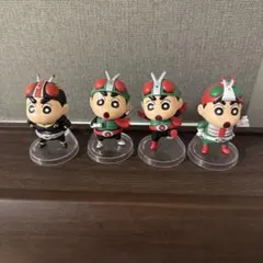 クレヨンしんちゃん×仮面ライダー コラボレーションフィギュアコレクション　全4種
