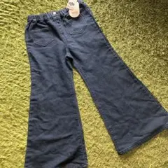 【新品未使用タグ付】koe コエ　カットデニムベルボトムパンツ　男女兼用